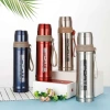 Customized 304 stainless steel insulated cups with intelligent temperature display, creative business water cups for men and women, temperature-controlled cups and gift cups details Picture